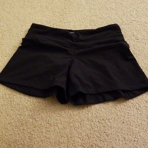 Marika black yoga shorts